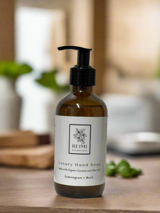 Lemongrass + Basil - Liquid Castile Soap