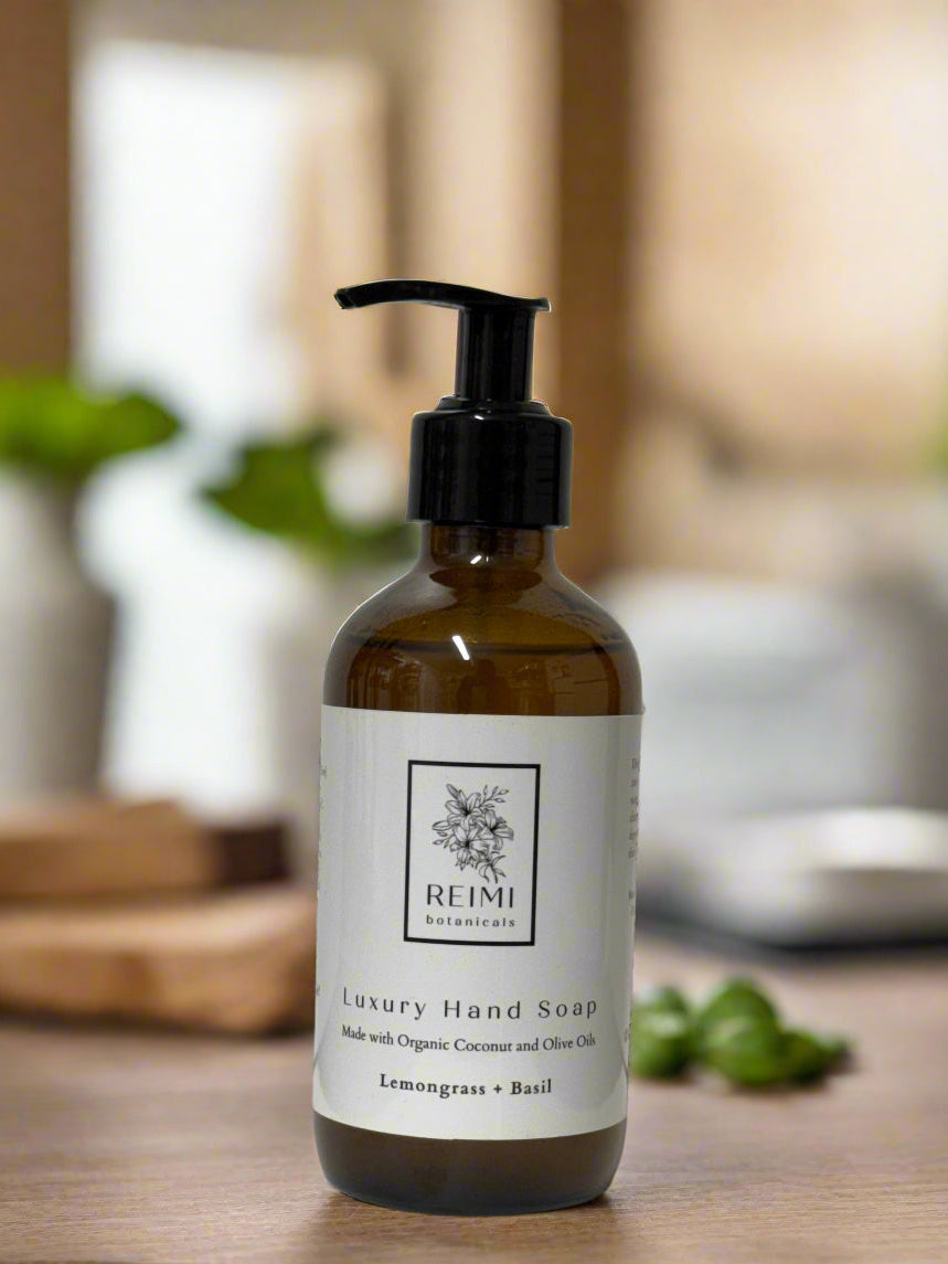 Lemongrass + Basil - Liquid Castile Soap