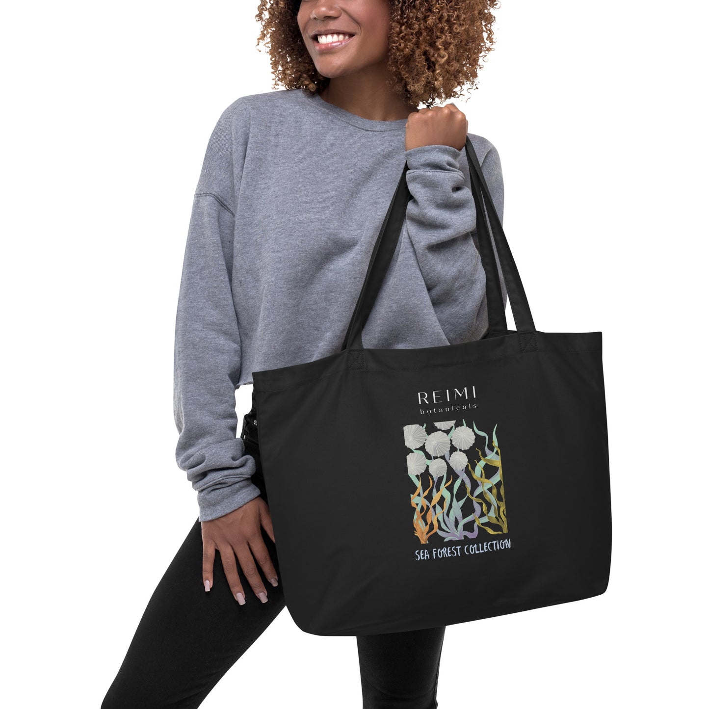 SEA FOREST COLLECTION Organic Cotton Tote Bag - Large