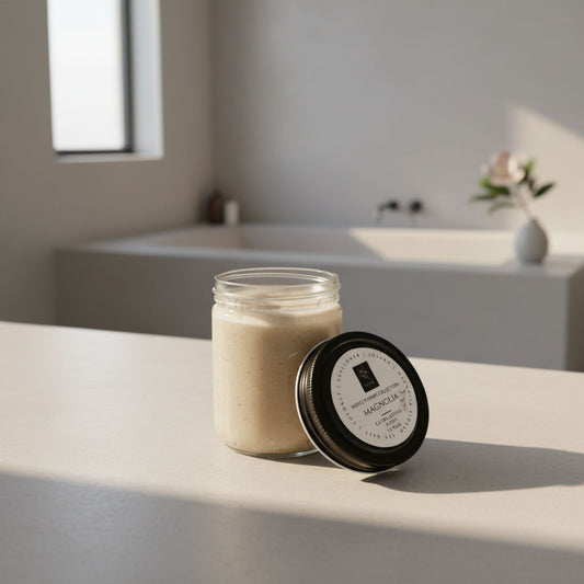 White Flower Collection Body Scrub - Magnolia