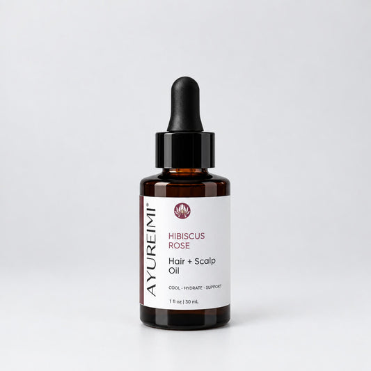 AYUREIMI Hibiscus Rose Hair + Scalp Oil Serum
