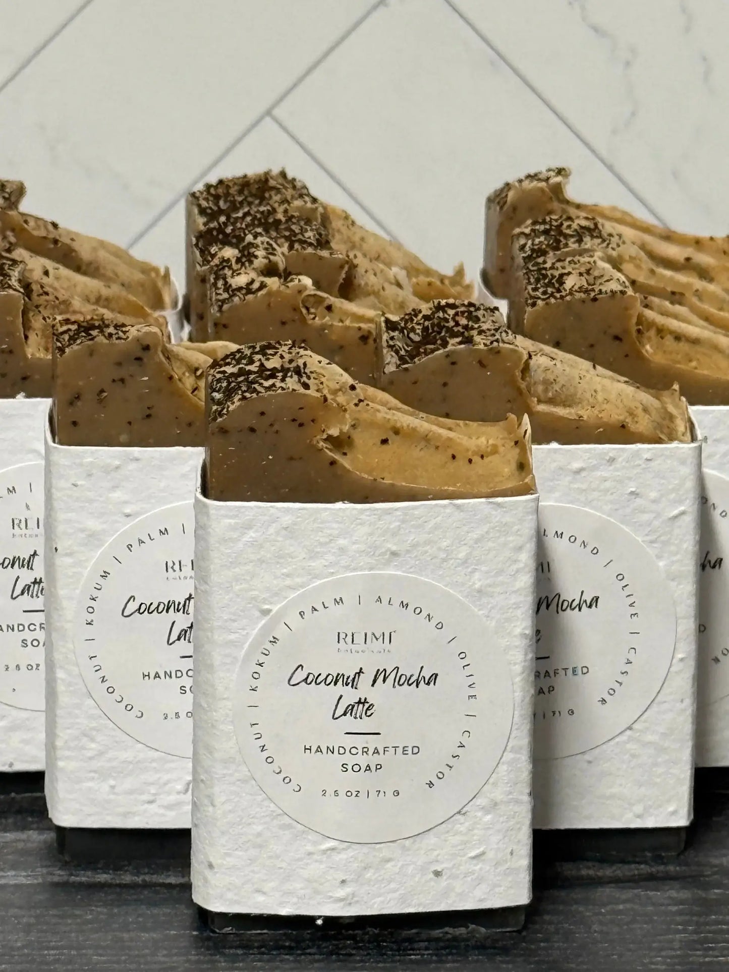 Coco Mocha Latte - Botanical Mini Bar Soap