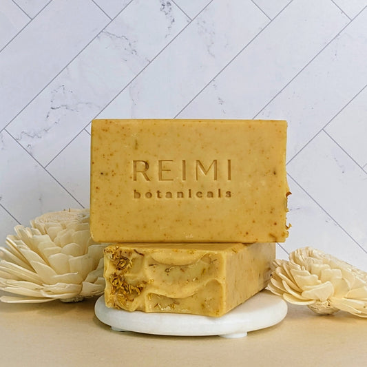 TLC (Turmeric + Lemongrass + Calendula) - Botanical Bar Soap - BACK IN STOCK OCTOBER, 2024!!