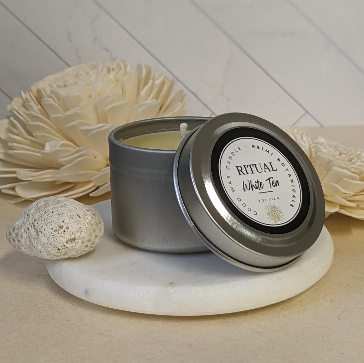 White Tea - Coconut Wax Candle