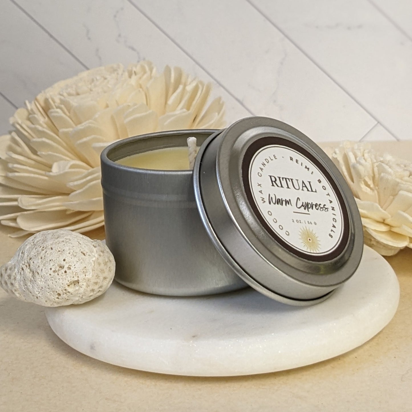 Warm Cypress - Coconut Wax Candle